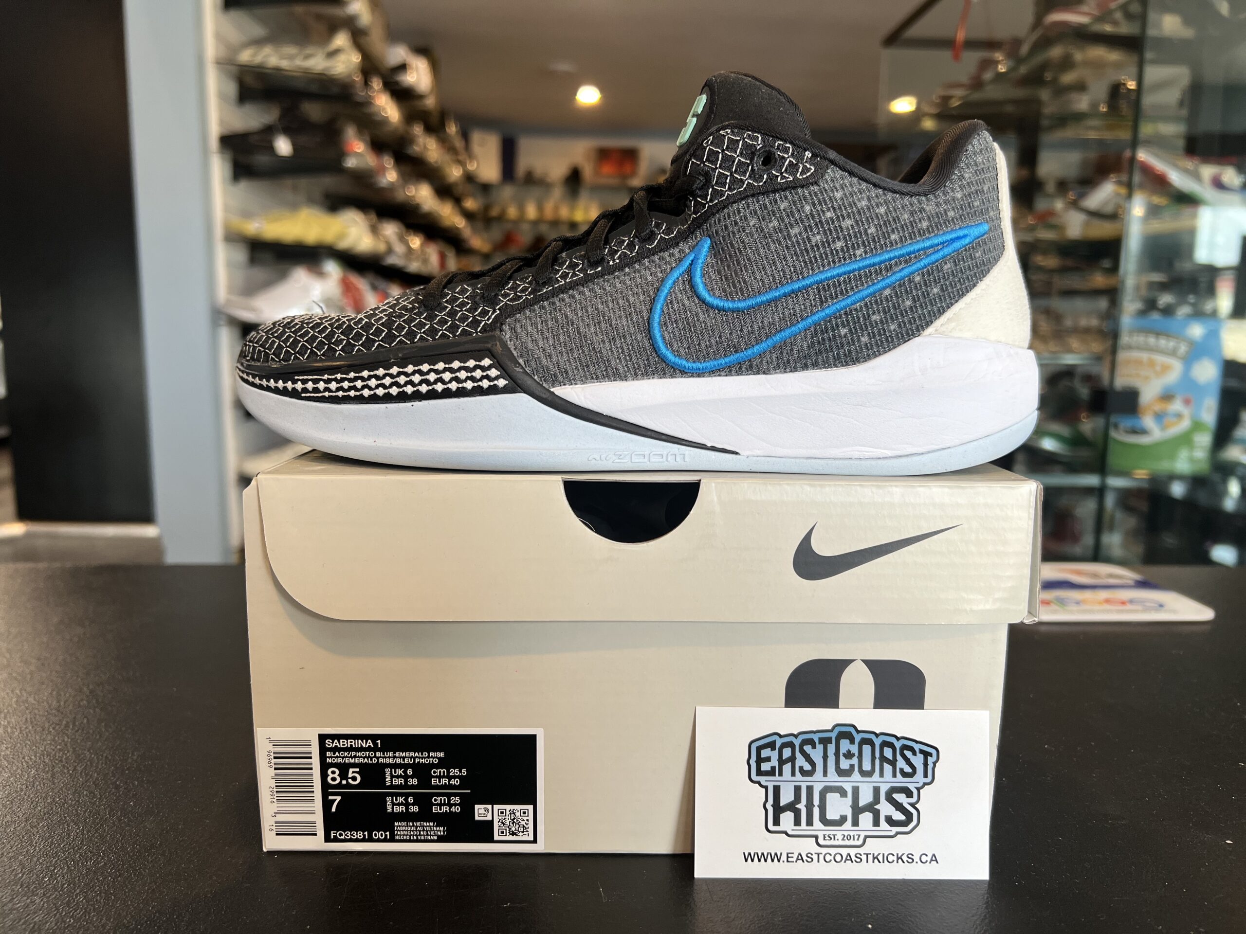 Preowned Nike Sabrina 1 Family Bonds Size 8.5w/7Y