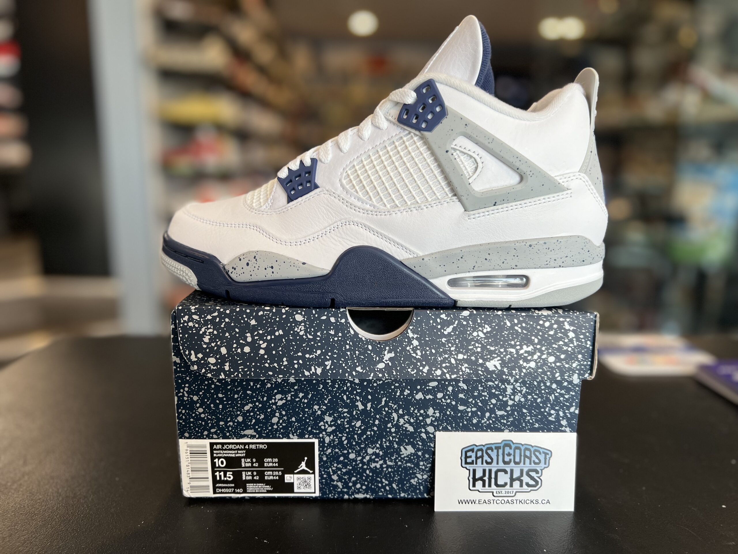 Jordan 4 Retro Midnight Navy Size 10