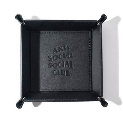 ASSC Anti Social Social Club Leather Tray Black