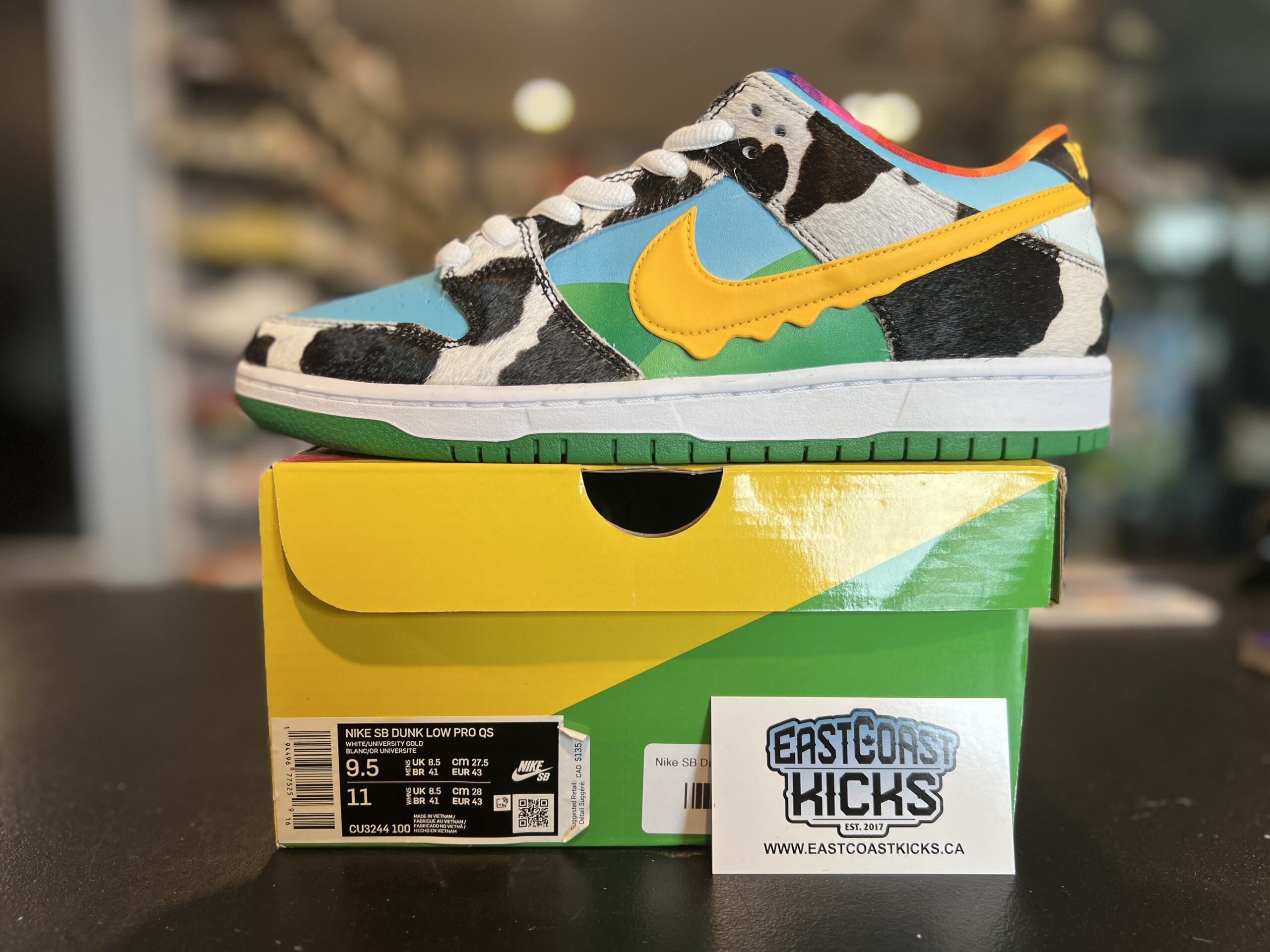 Nike SB Dunk Low Ben & Jerry’s Chunky Dunky Size 9.5