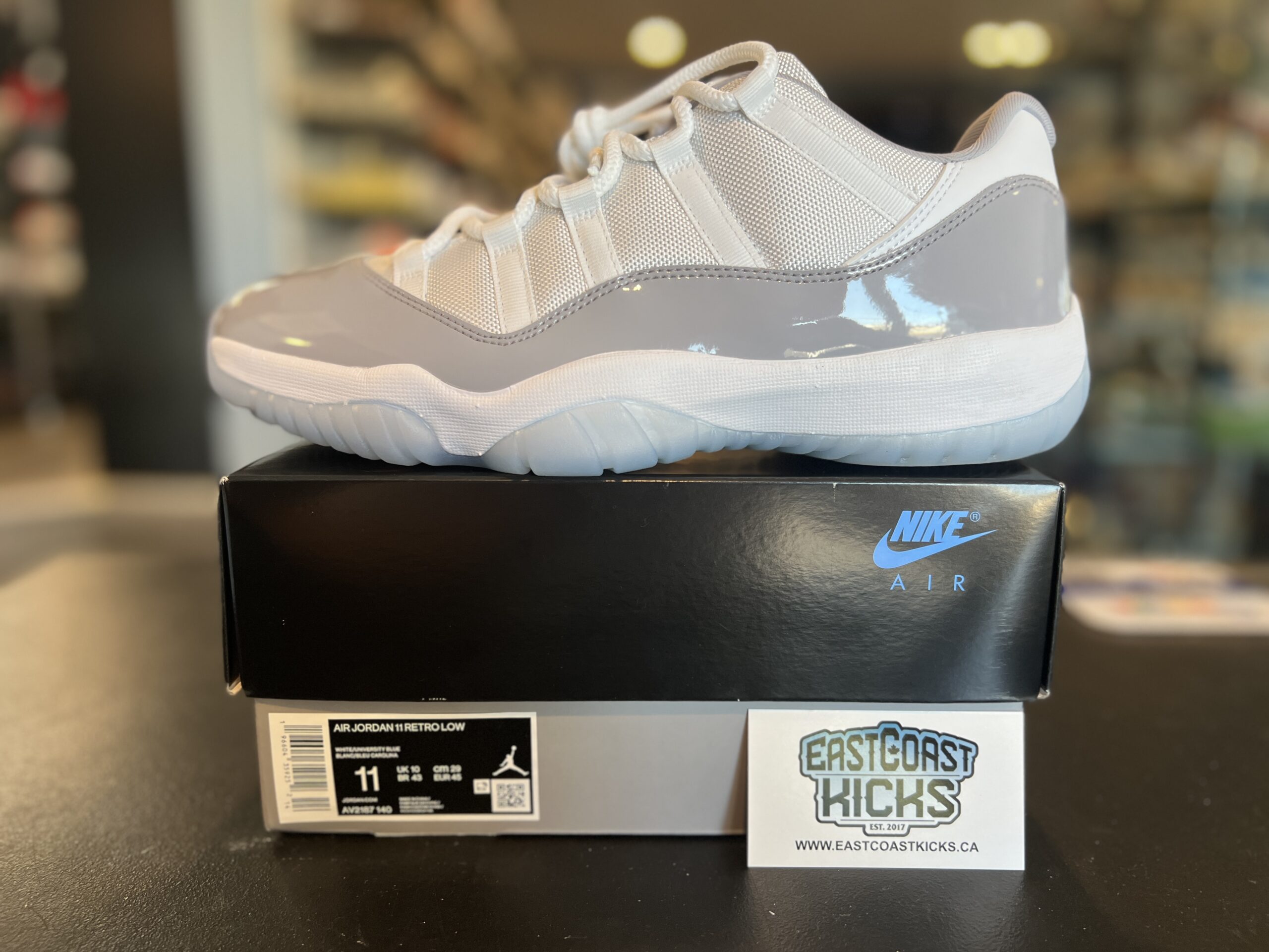 Jordan 11 Retro Low Cement Grey Size 11