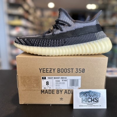 Preowned Adidas Yeezy Boost 350 V2 Carbon Size 8