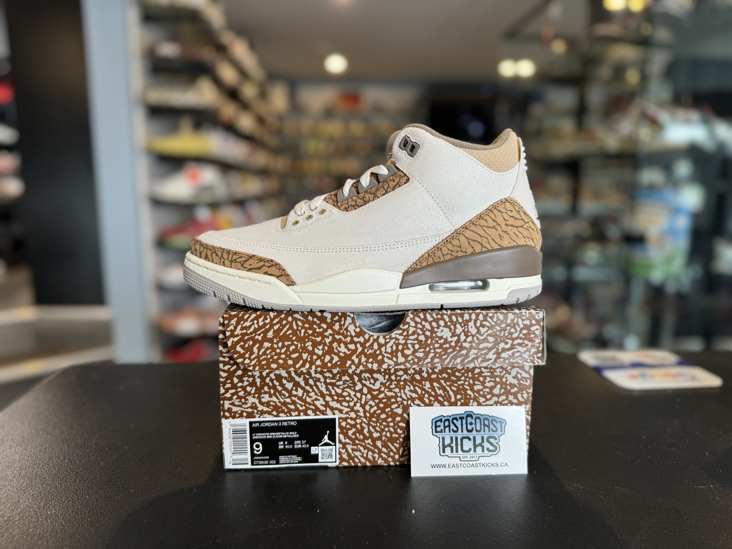 Jordan 3 Retro Palomino Size 9