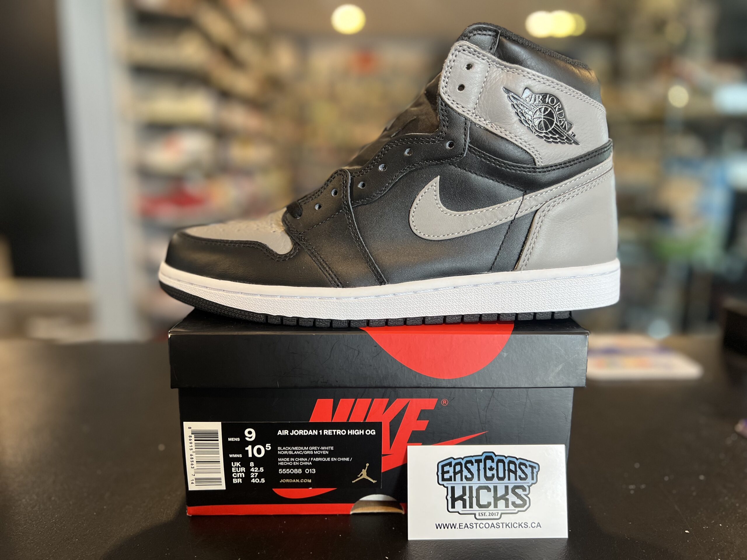 Jordan 1 Retro High Shadow Size 9