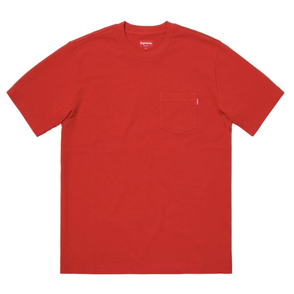 Supreme Pocket Tee Red Size M