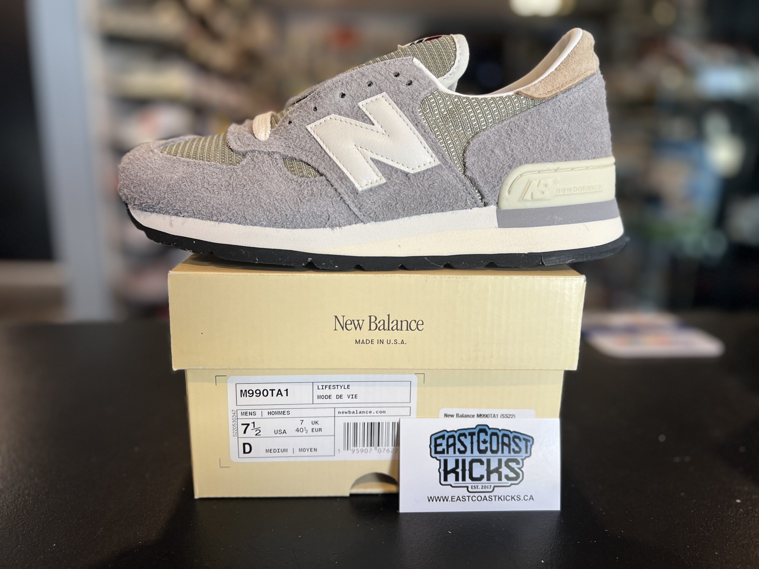 New Balance 990v1 MiUSA Teddy Santis Marblehead Incense Size 7.5