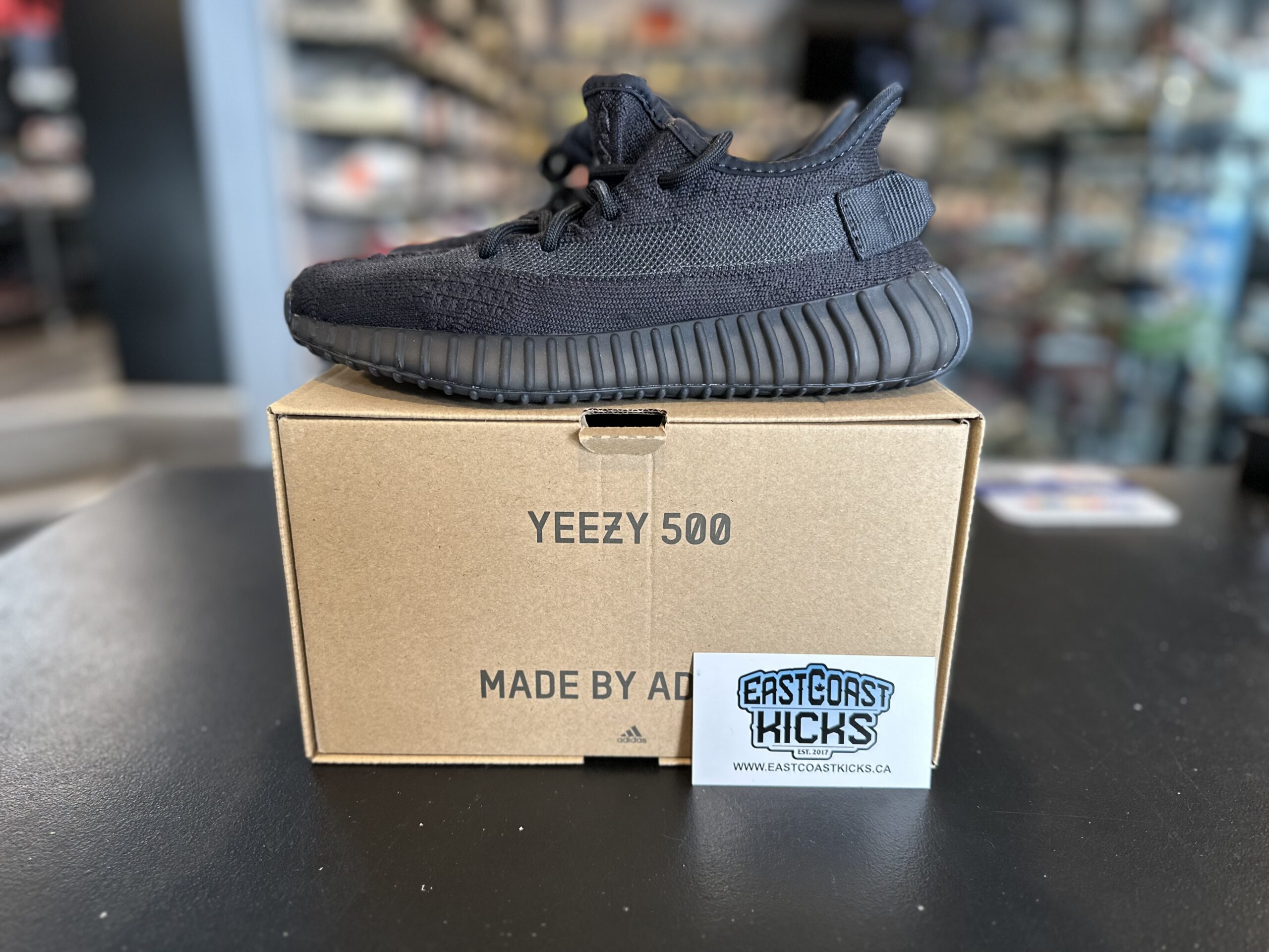 Preowned Adidas Yeezy Boost 350 V2 Onyx Size 5