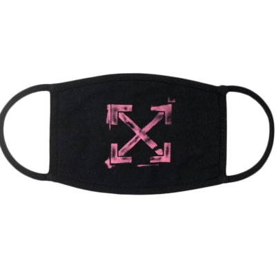 OFF-WHITE Arrows Face Mask SS19 Black Fuchsia