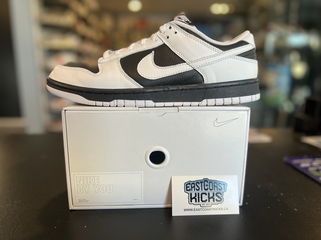 Preowned Nike By You Dunk Low Reverse Panda Size 10.5