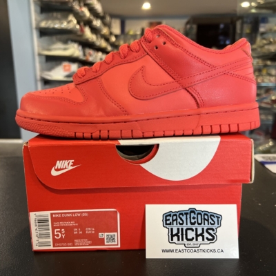 Preowned Nike Dunk Low Track Red Size 5.5Y