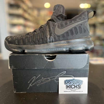 Preowned Nike KD 10 Blackout Size 10