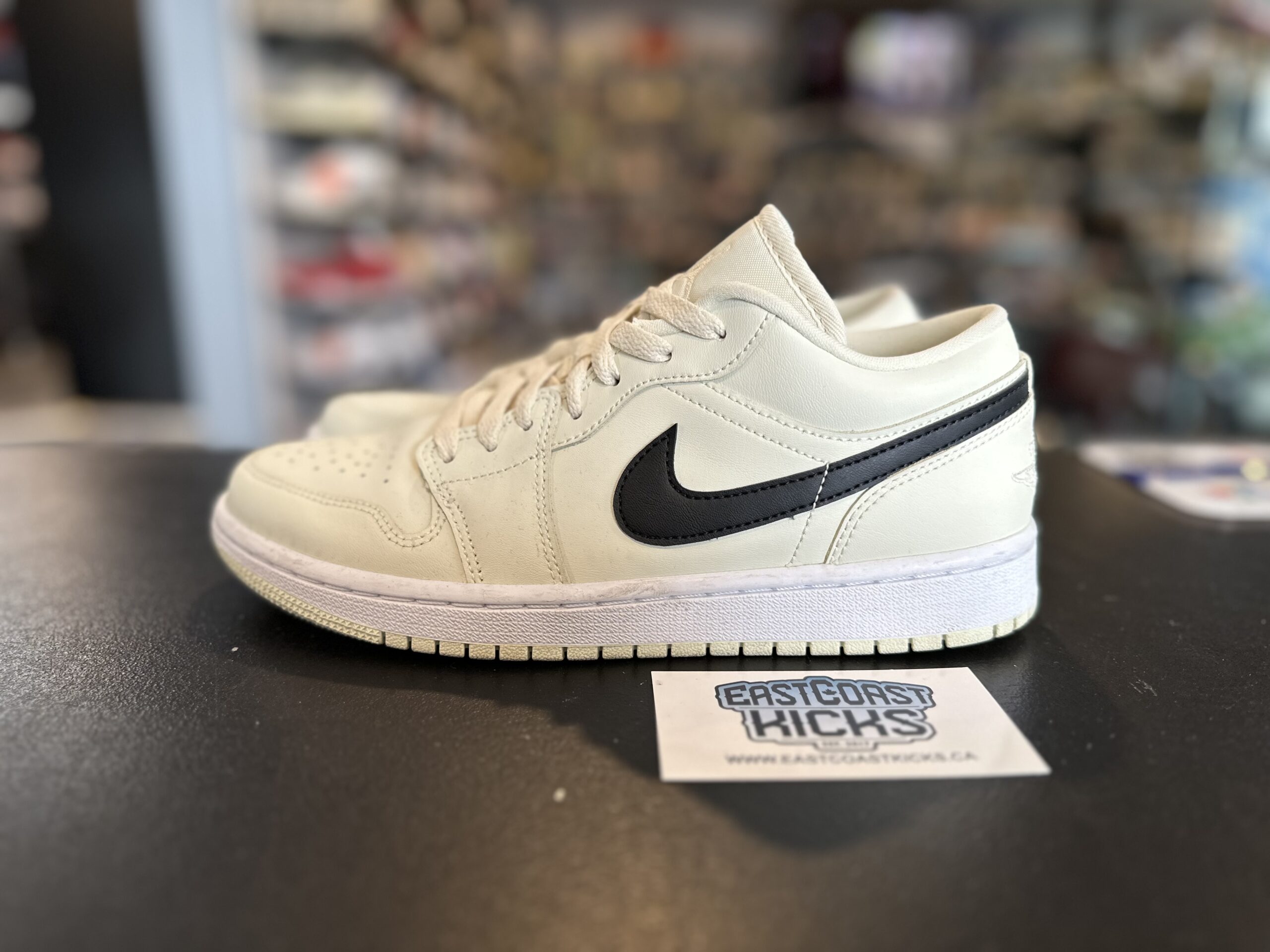 Preowned Jordan 1 Low Coconut Milk Size 8.5w/7Y