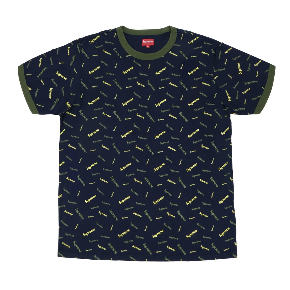 Supreme Scatter Ringer Navy Size M