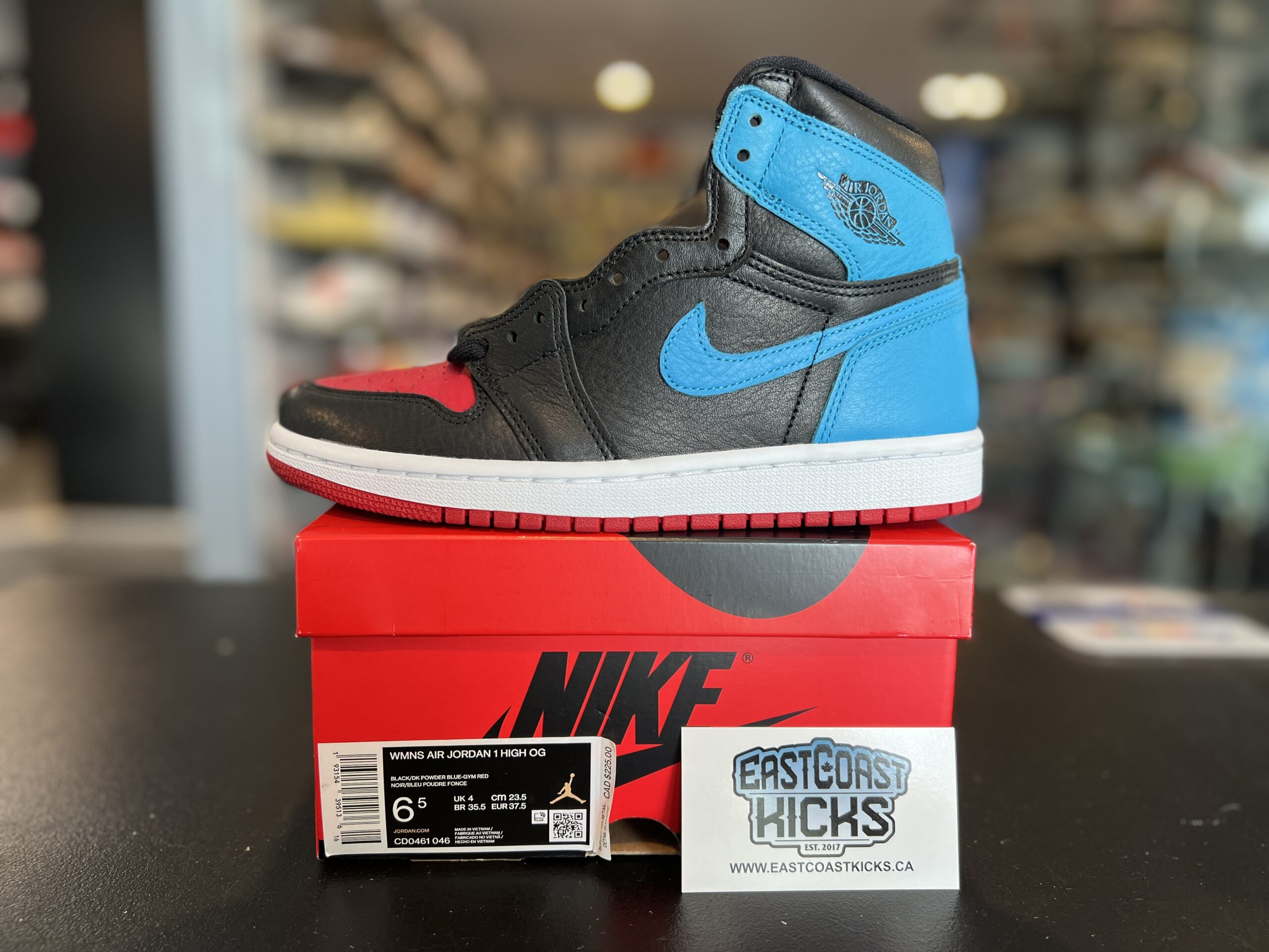 Jordan 1 Retro High NC to Chi Size 6.5w/5Y