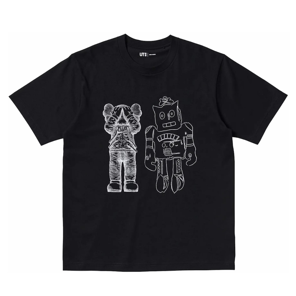 KAWS x Uniqlo Warhol UT Graphic Tee Black Size M