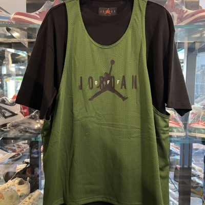 OFF-WHITE x Jordan Tee Jersey Green Black Size M