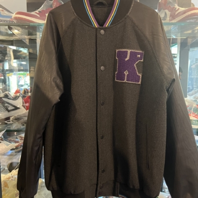 Preowned KR3W Jacket Black Purple Size XL