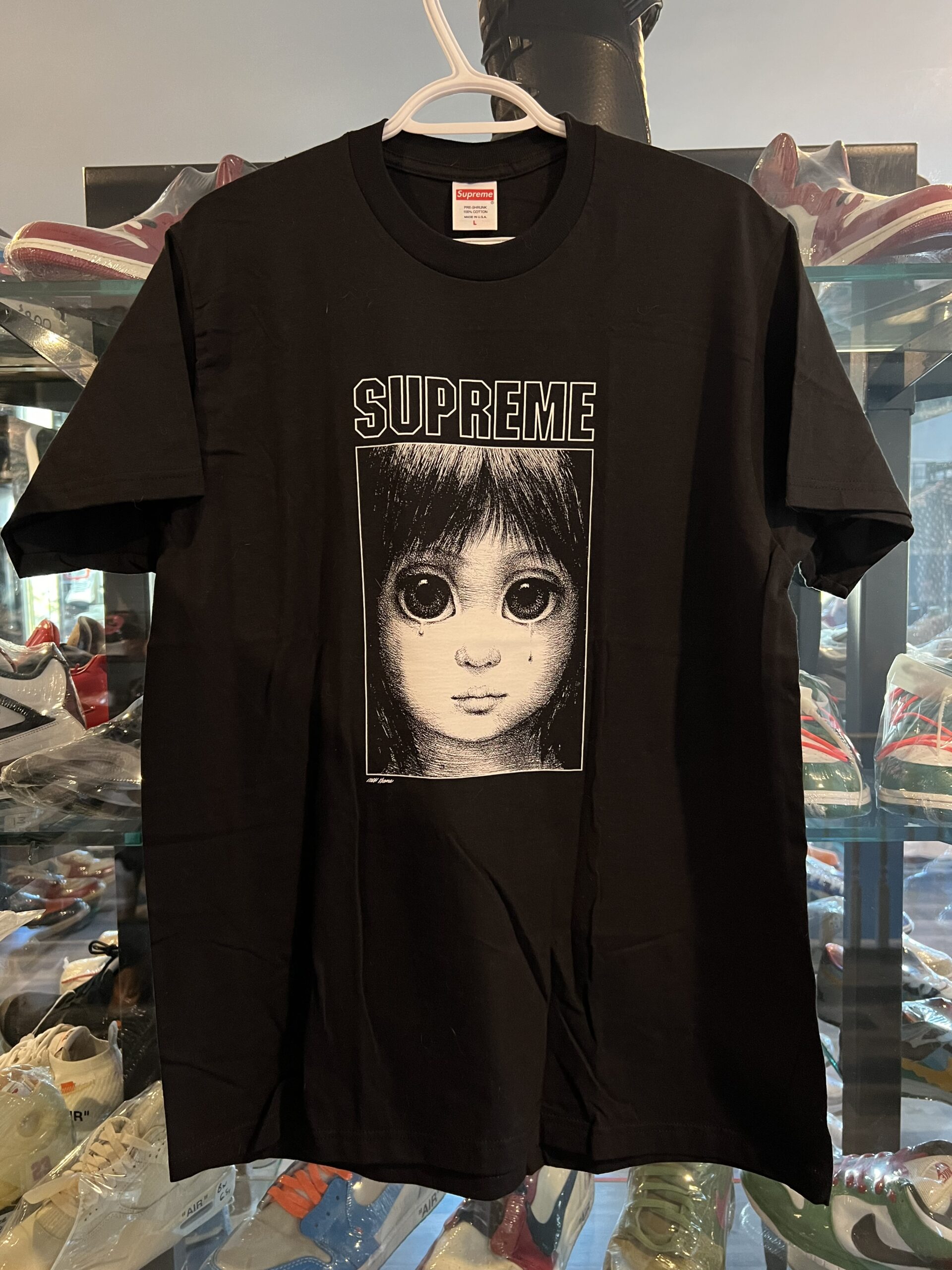 Supreme Margaret Keane Teardrop Tee Black Size L