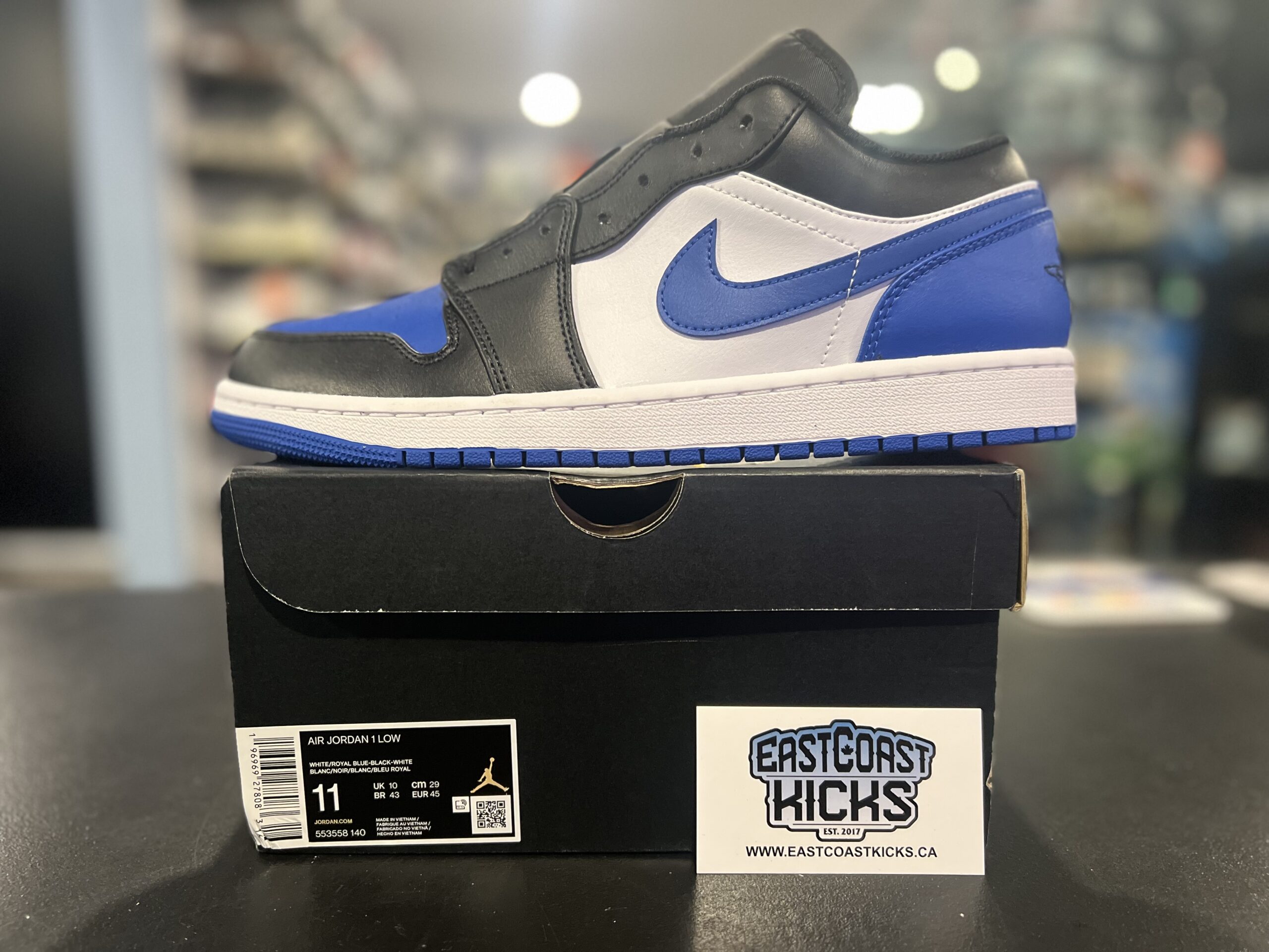 Jordan 1 Low Alternate Royal Toe Size 11