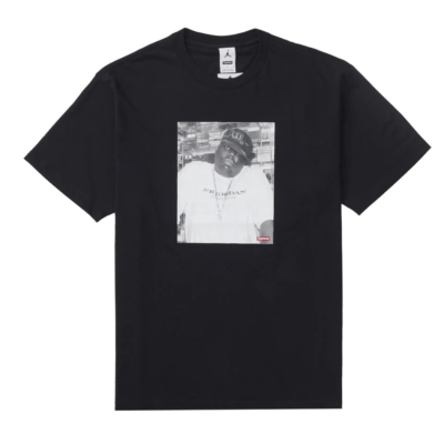 Supreme Jordan Biggie Tee Black Size M