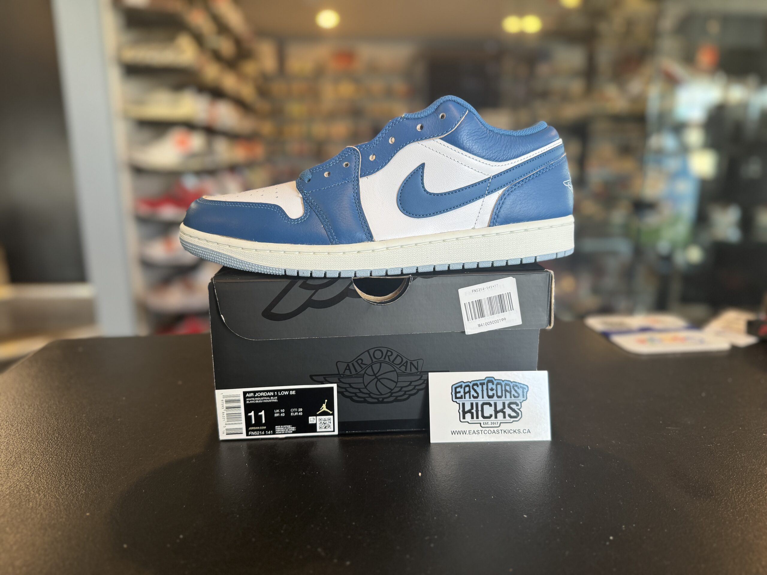 Jordan 1 Low Industrial Blue Size 11