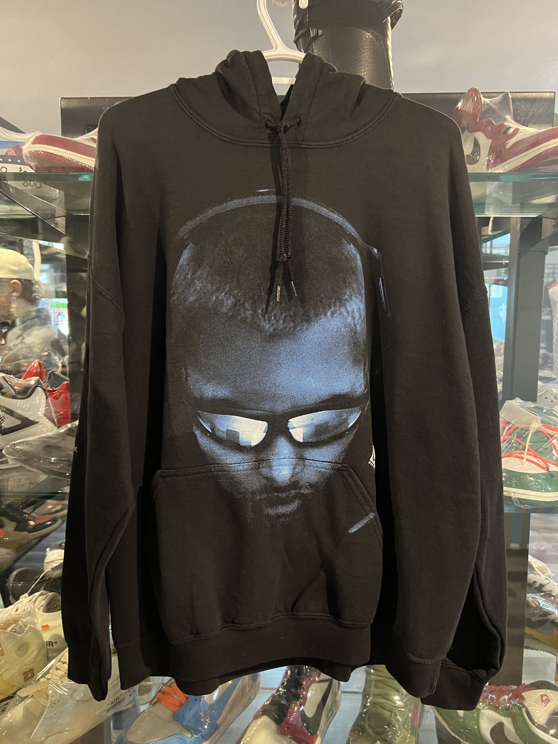 Travis Scott Corrupted Hoodie Black Size L