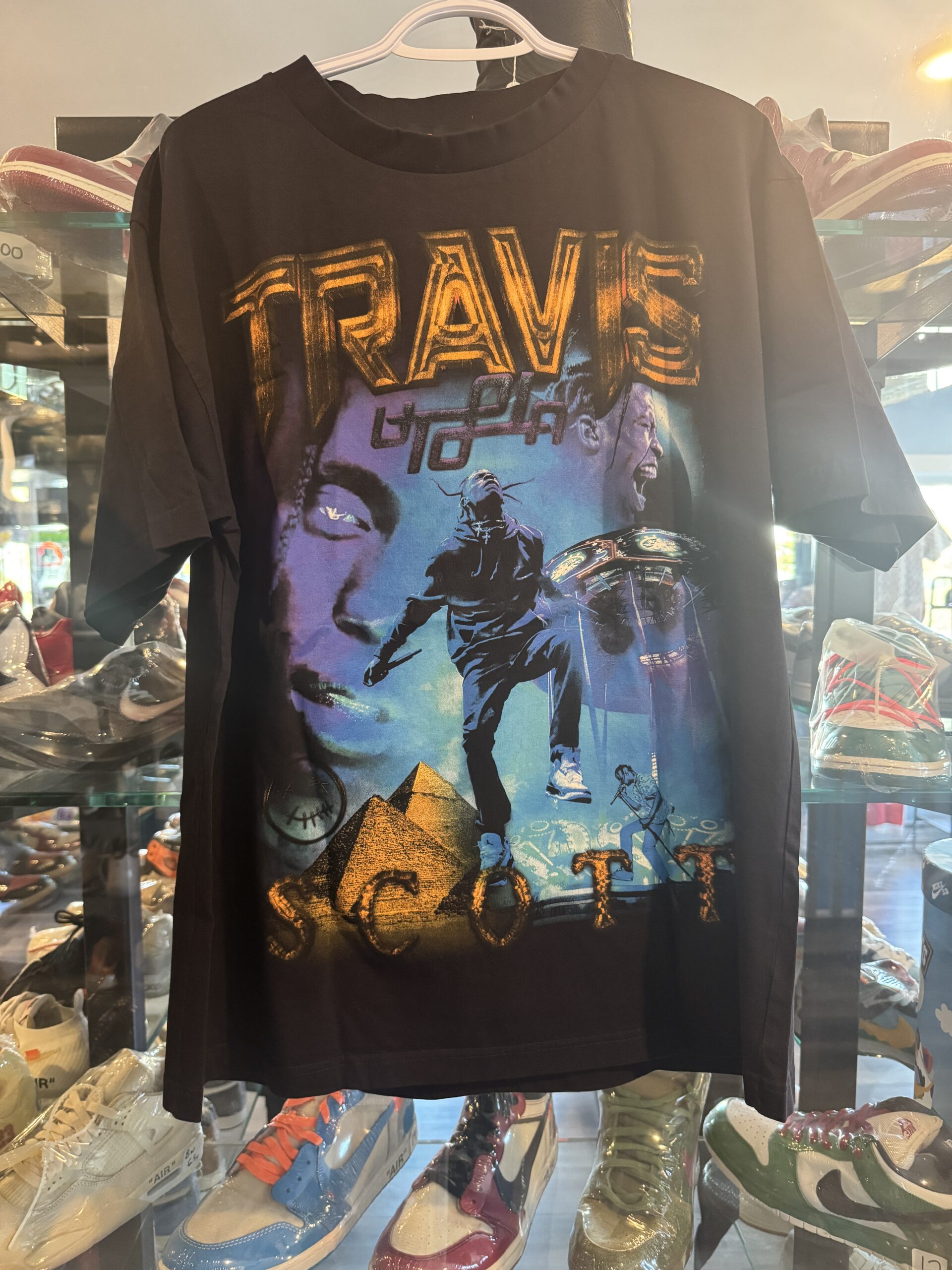 Preowned Marino Morwood Travis Scott Utopia Tee Black Size L