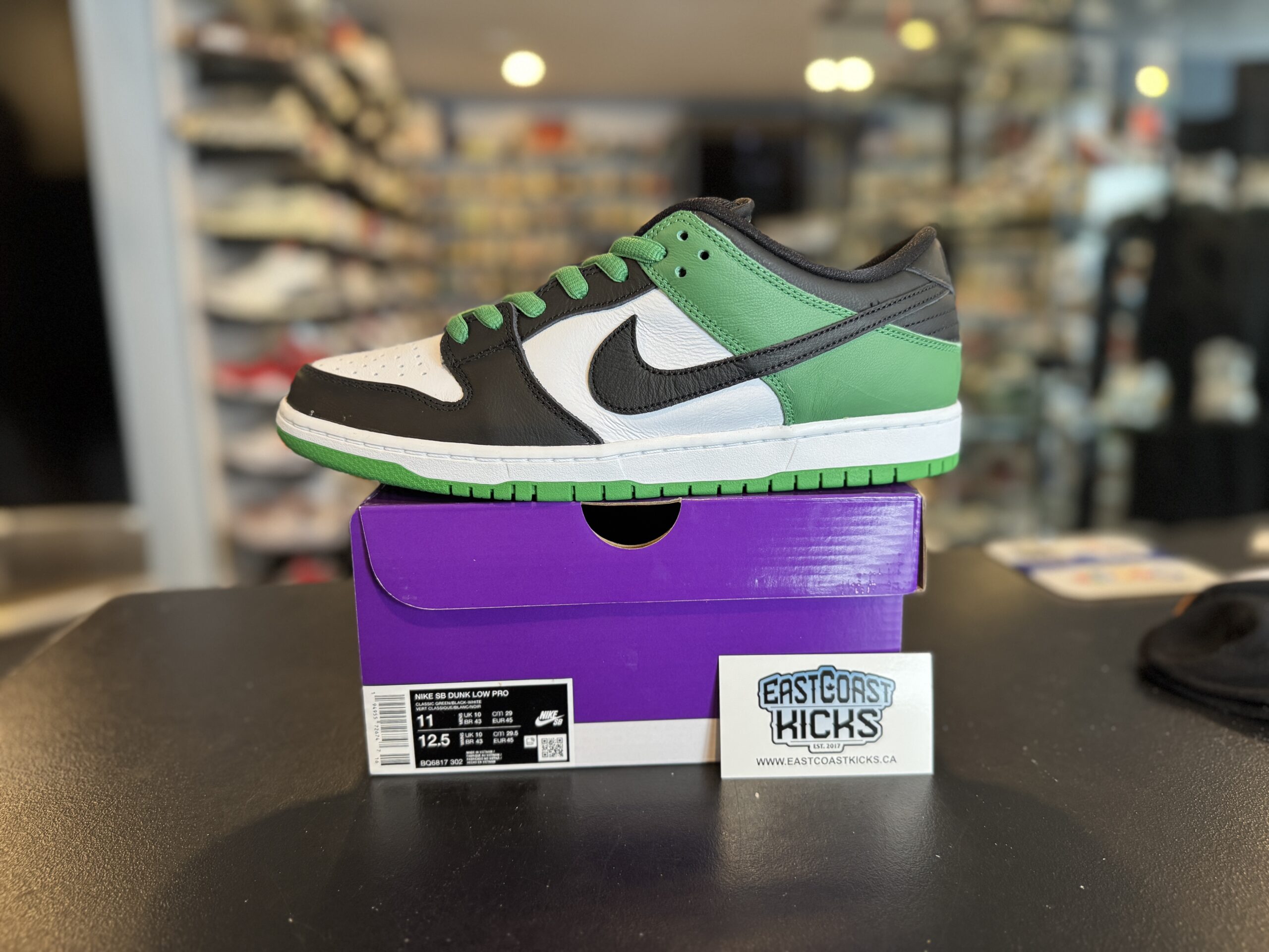 Nike SB Dunk Low Classic Green Size 11