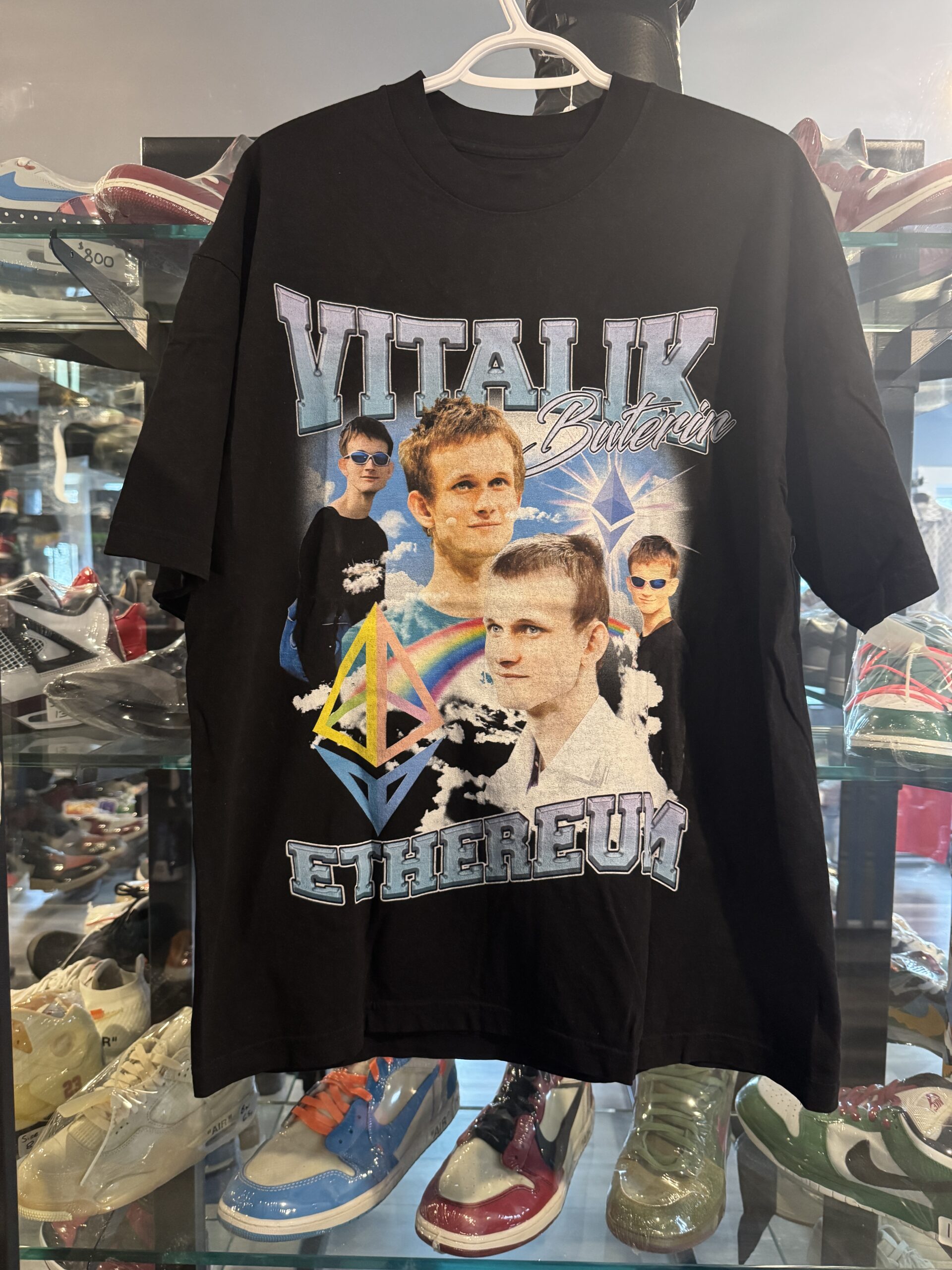 Preowned Vitalik Buterin Ethereum Tee Black Size L