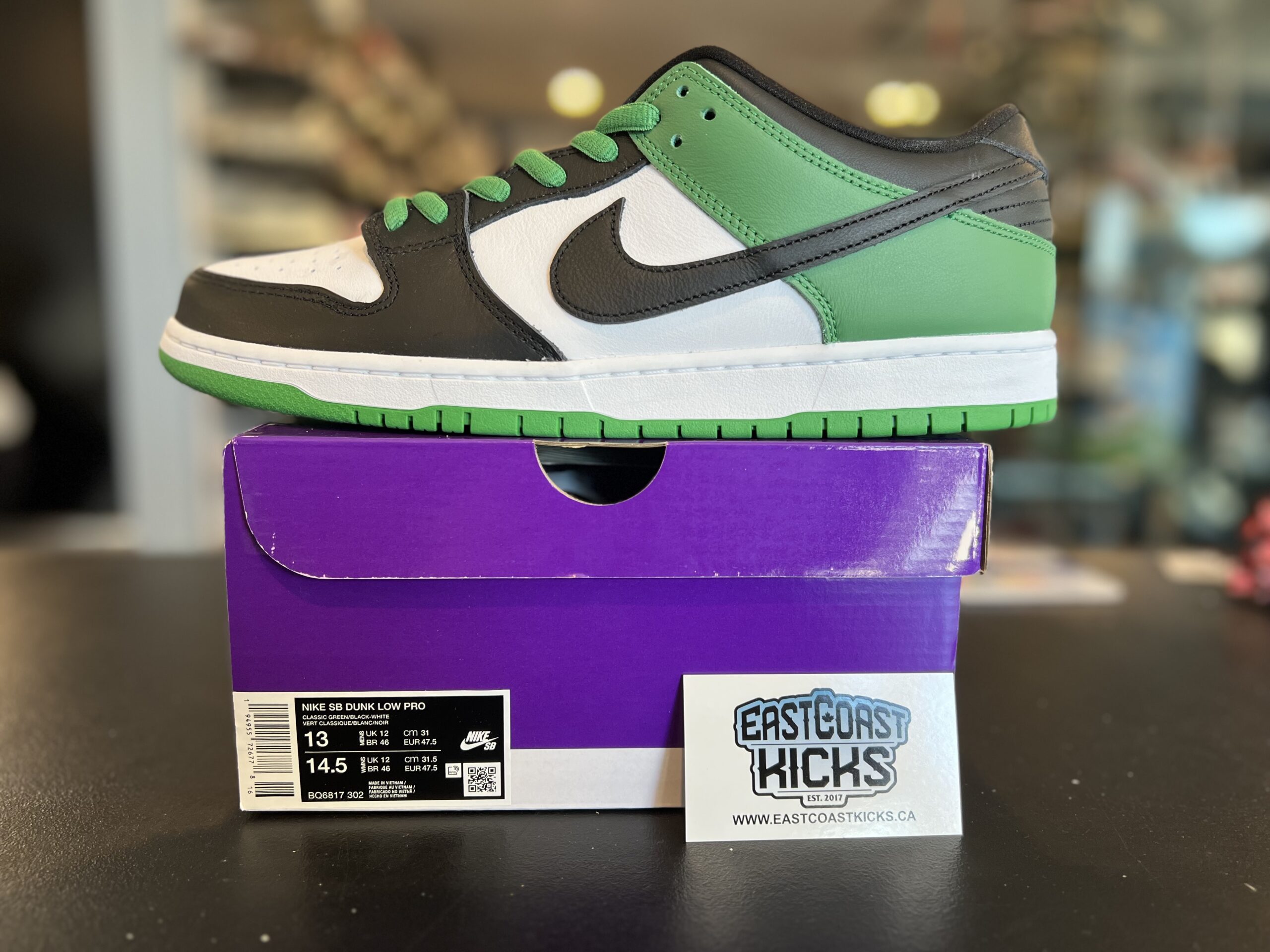 Green nike sb dunk low online