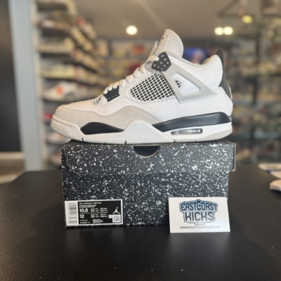 Preowned Jordan 4 Retro Military Black Size 10.5