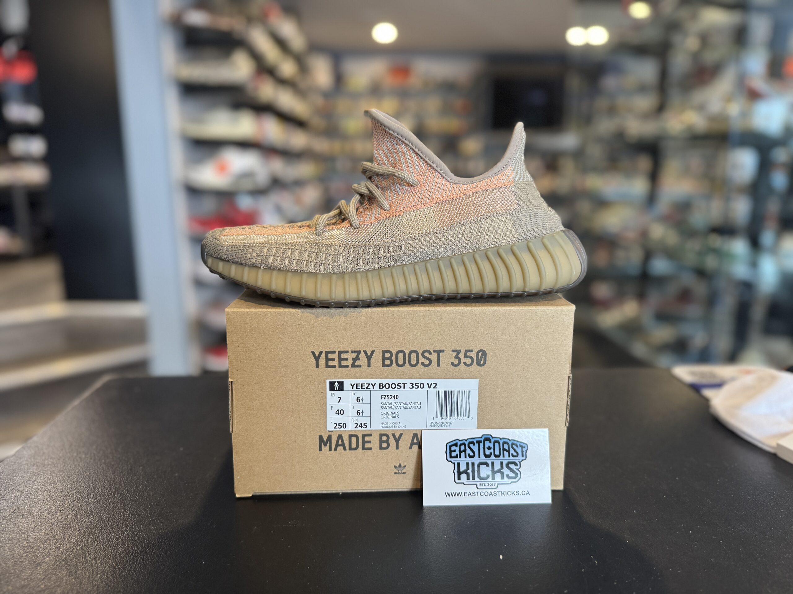 Adidas Yeezy Boost 350 V2 Sand Taupe Size 7