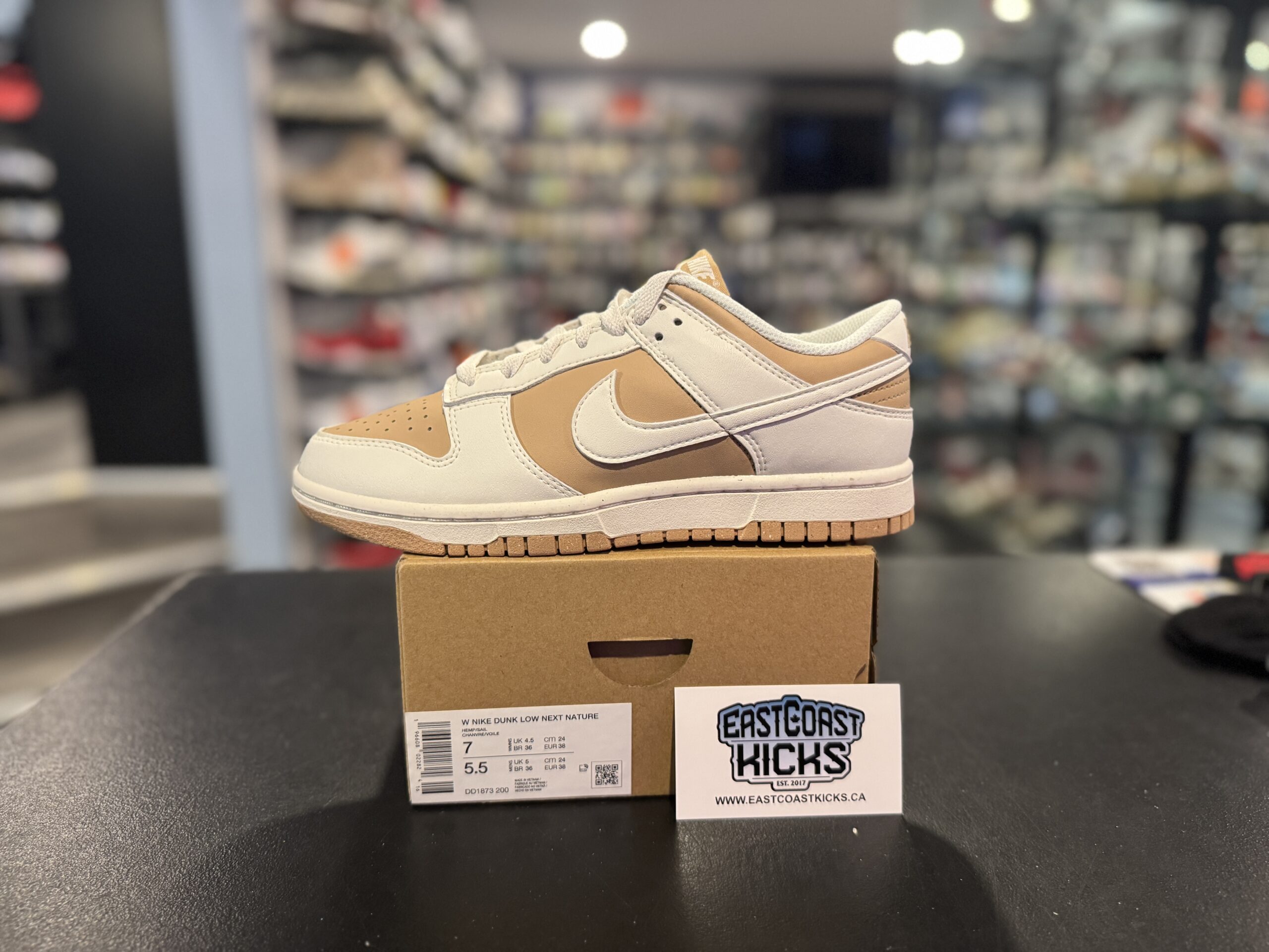 Nike Dunk Low Next Nature Beige Sail Size 7W / 5.5Y