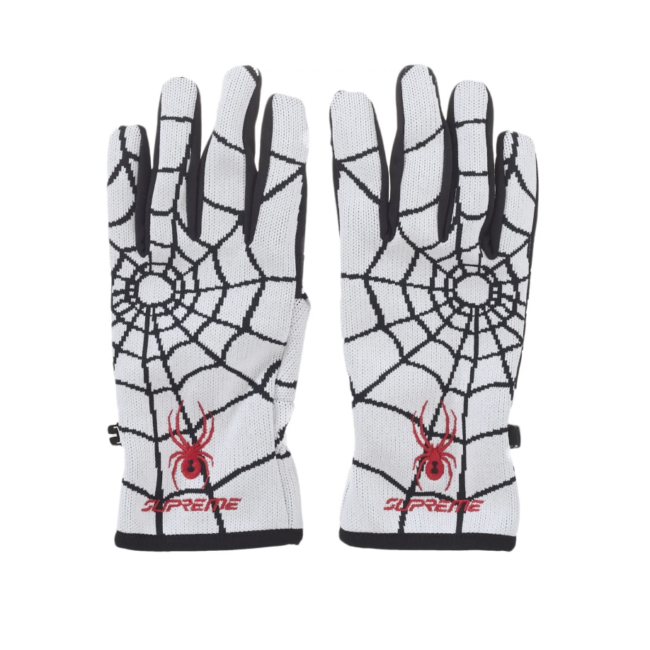 Supreme Spyder Gloves White