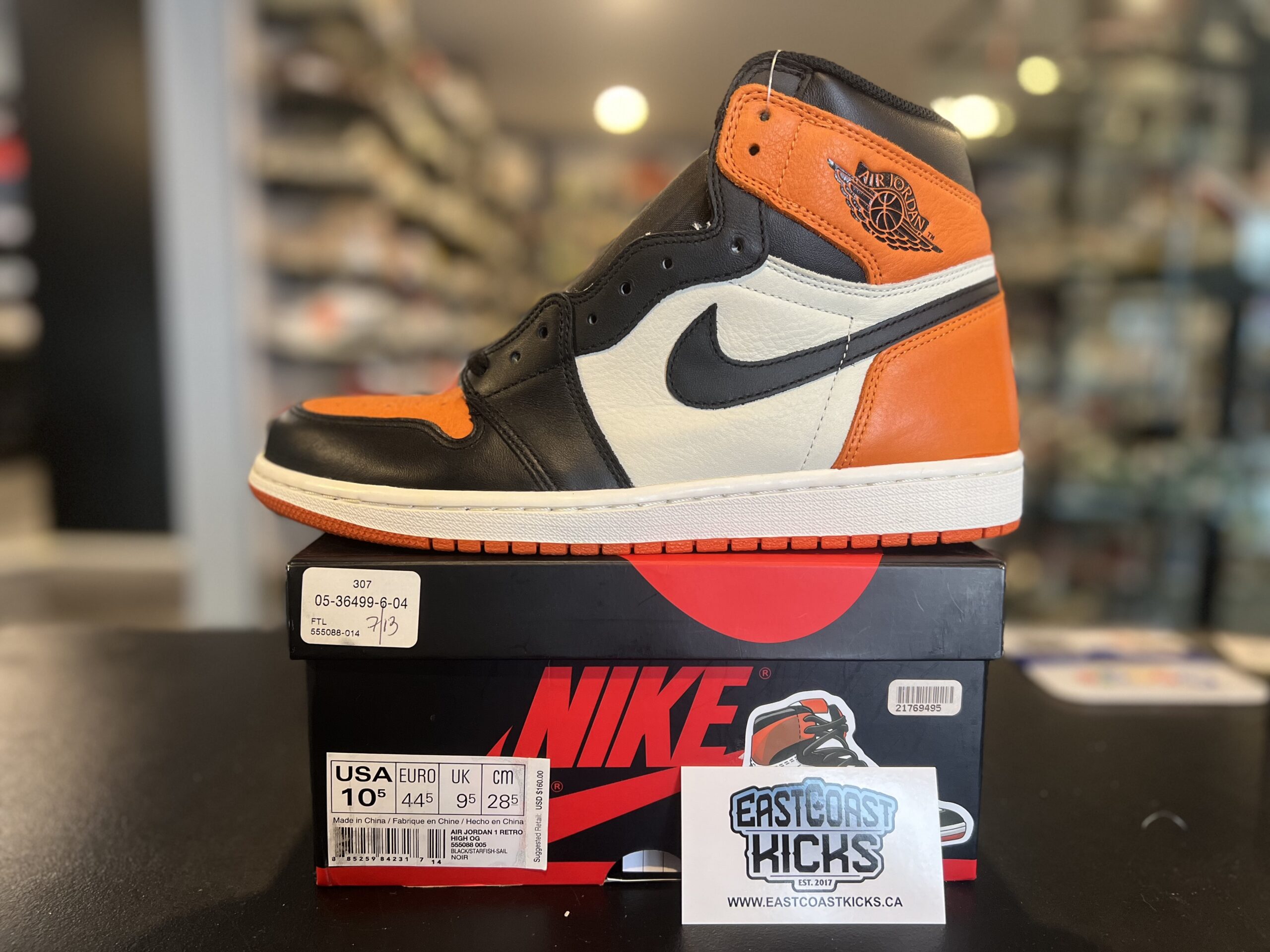 Jordan 1 Retro Shattered Backboard Size 10.5