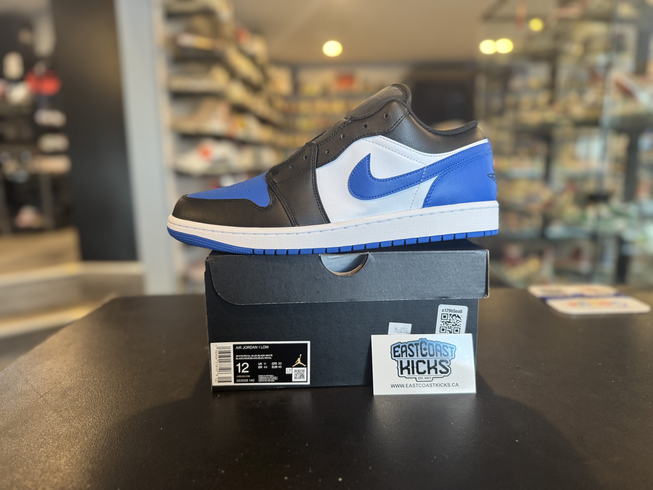 Jordan 1 Low Alternate Royal Toe Size 12