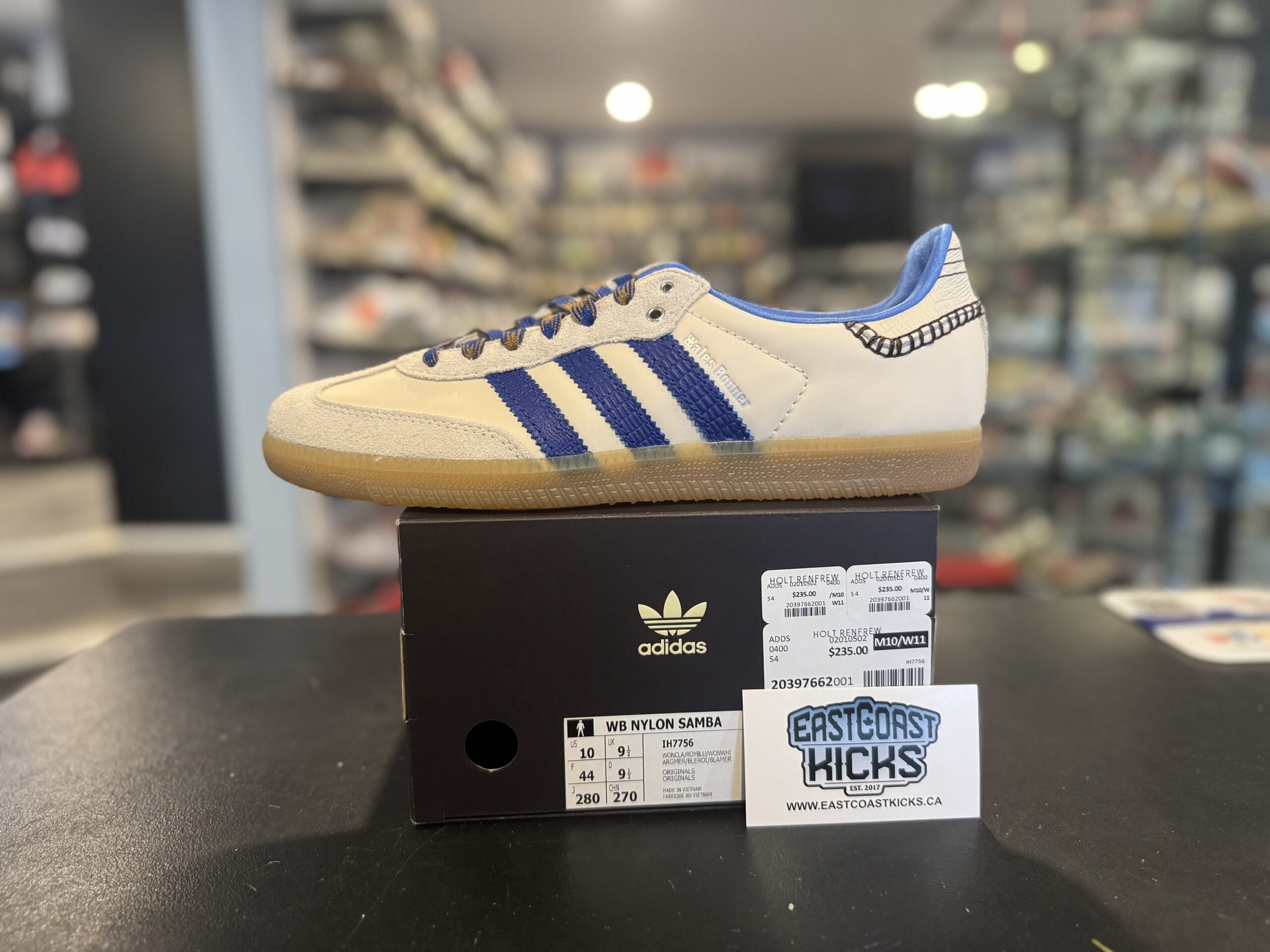 Adidas Samba Nylon Wales Bonner Wonder Clay Royal Size 10