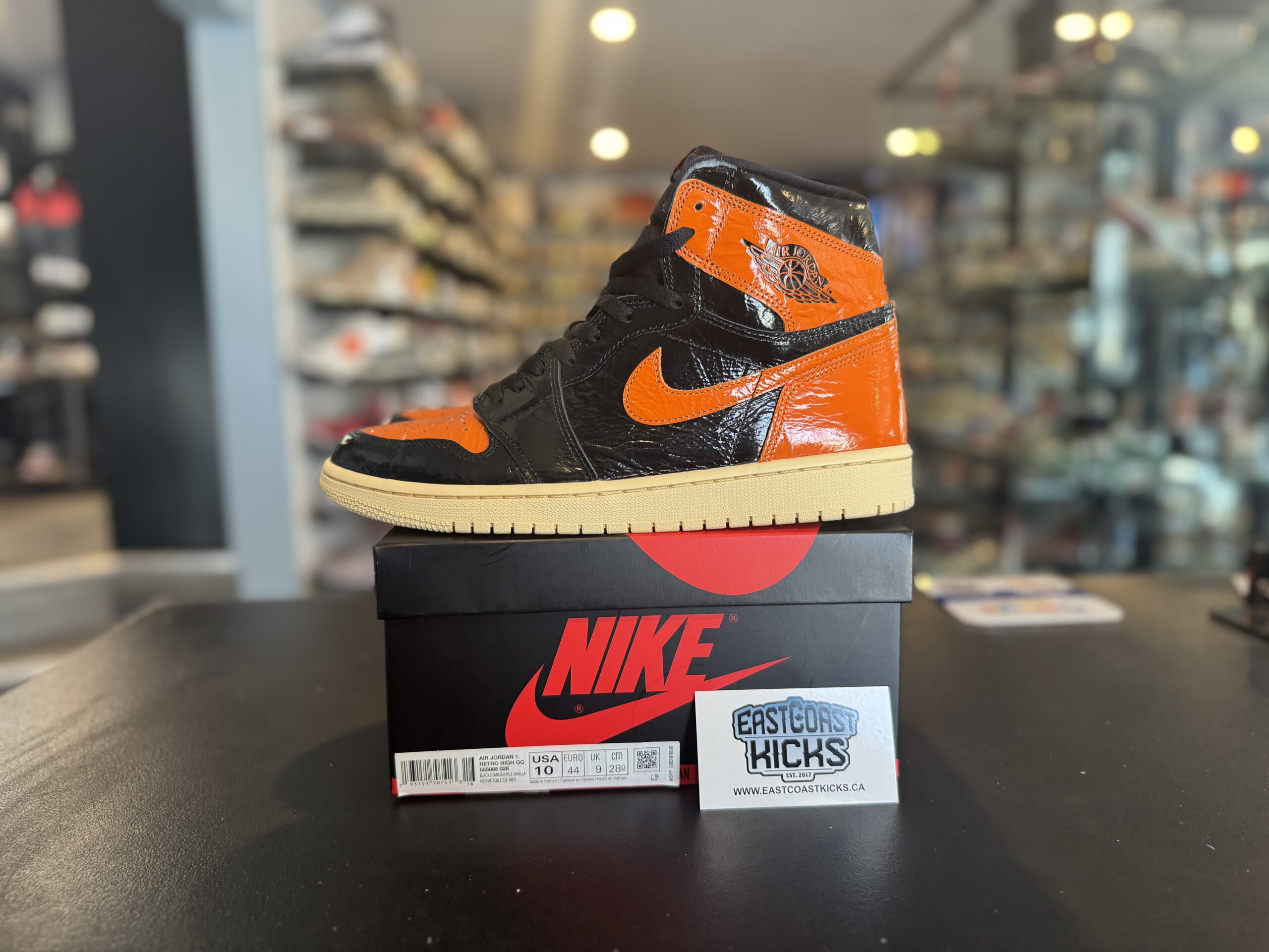 Preowned Jordan 1 Retro High Shattered Backboard 3.0 Size 10