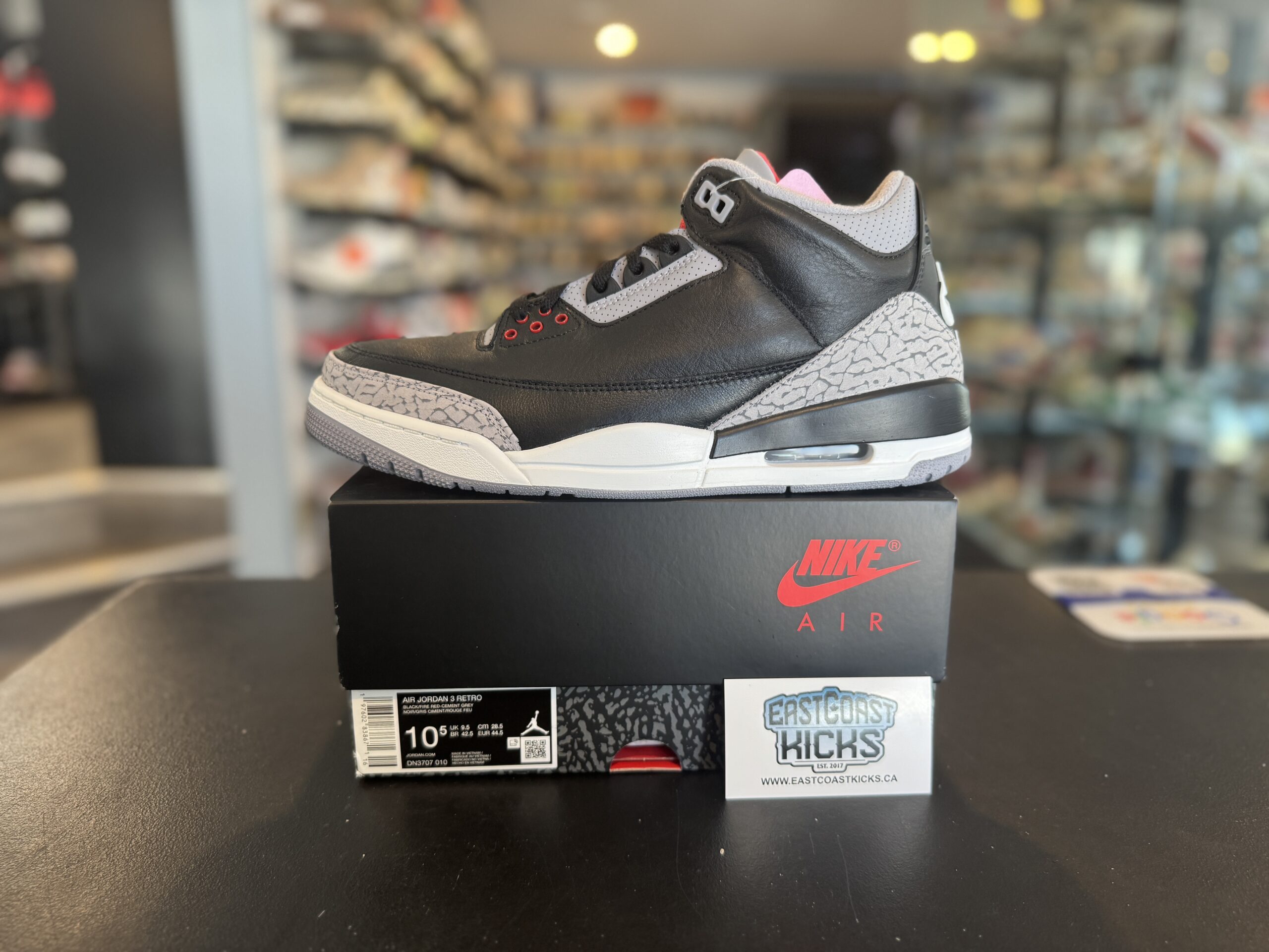 Jordan 3 Retro OG Black Cement Size 10.5