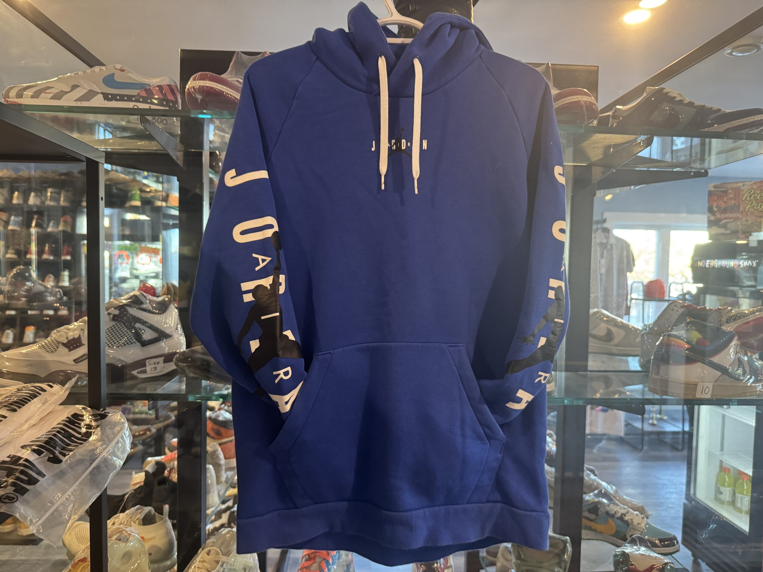 Preowned Jordan Hoodie Blue Size M