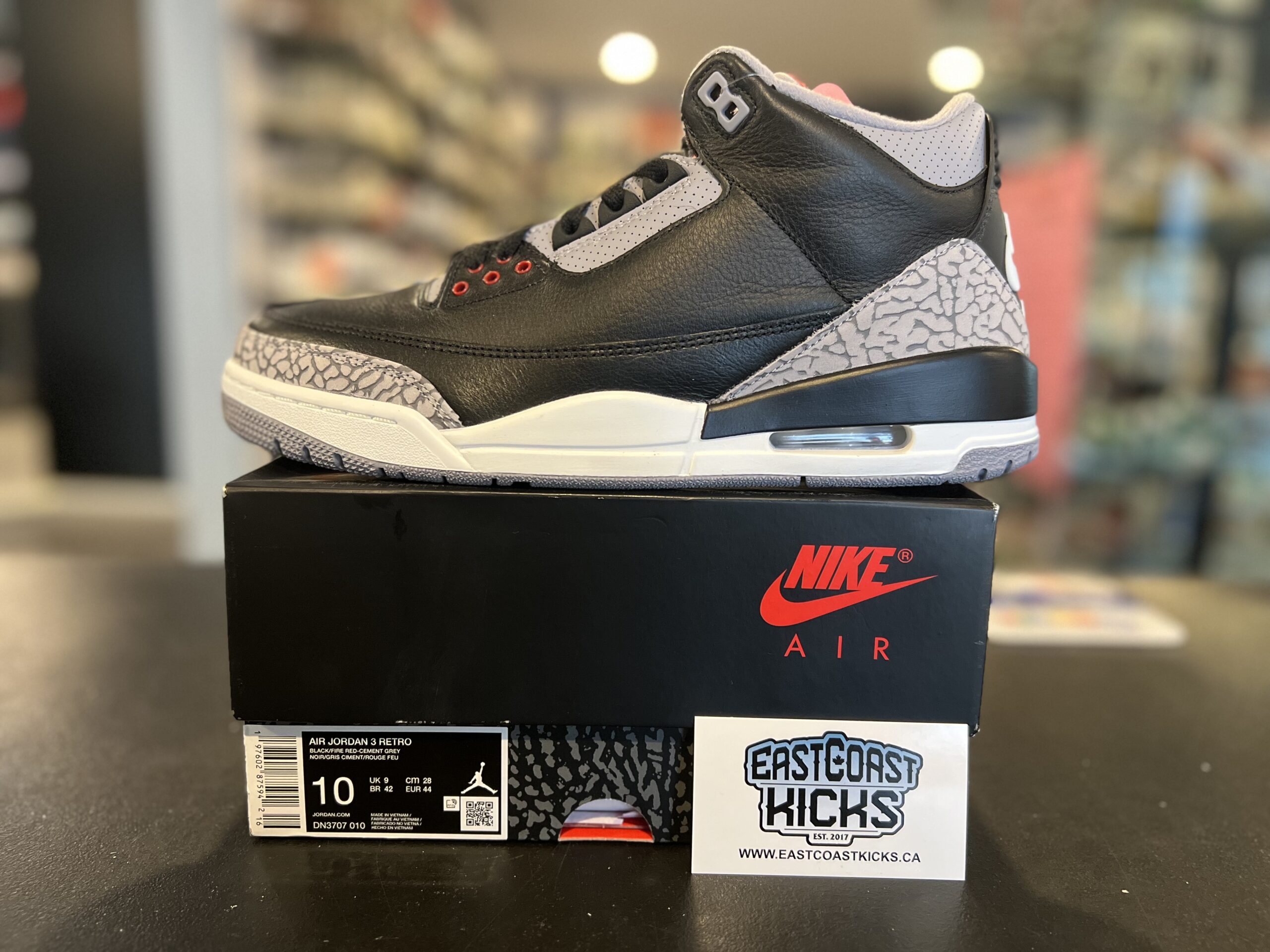 Jordan 3 Retro OG Black Cement Size 10