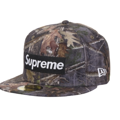 Supreme Championship Box Logo New Era 59Fifty Hat TrueTimber Kanati Camo Size 7 1/4