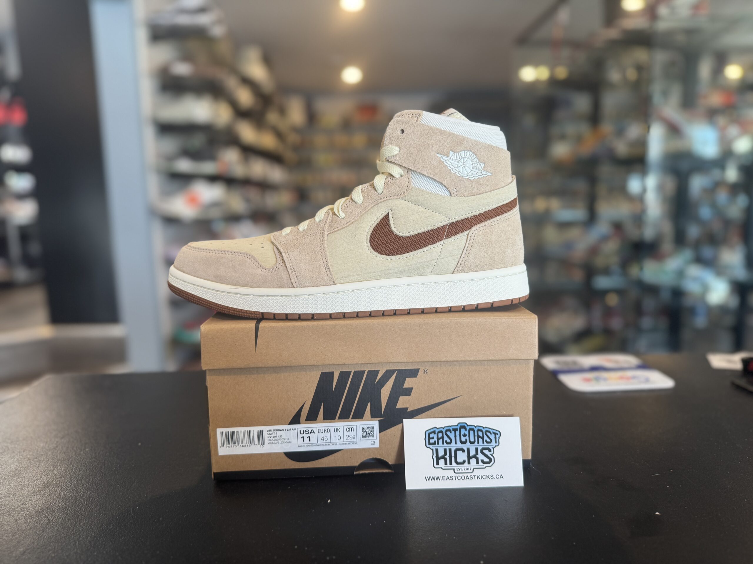 Jordan 1 High Zoom Air CMFT 2 Legend Coffee Size 11