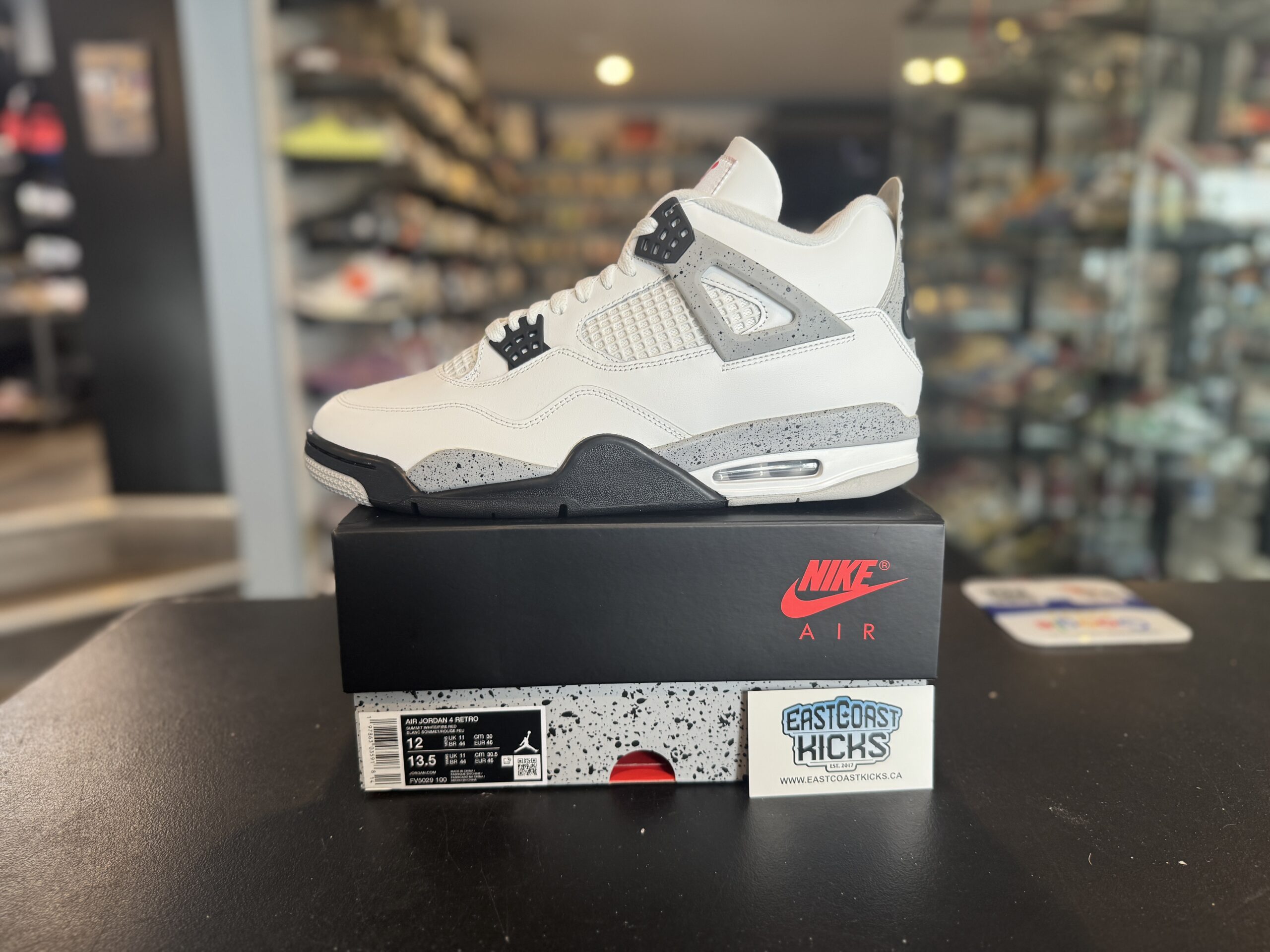 Jordan 4 Retro White Cement Size 12