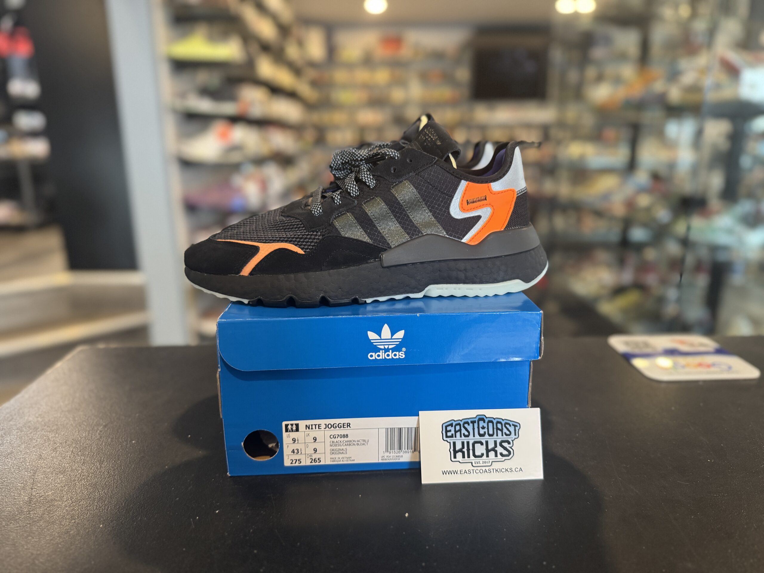 Preowned Adidas Nite Jogger Core Black Size 9.5