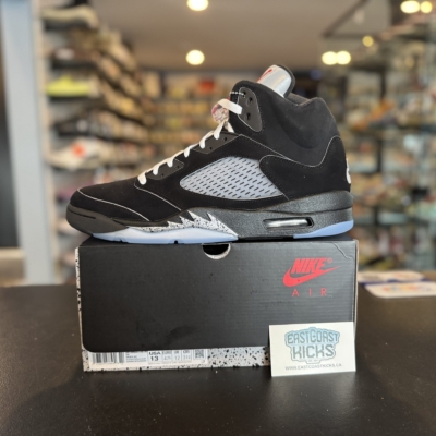 Jordan 5 Retro OG Black Metallic Reimagined Size 13