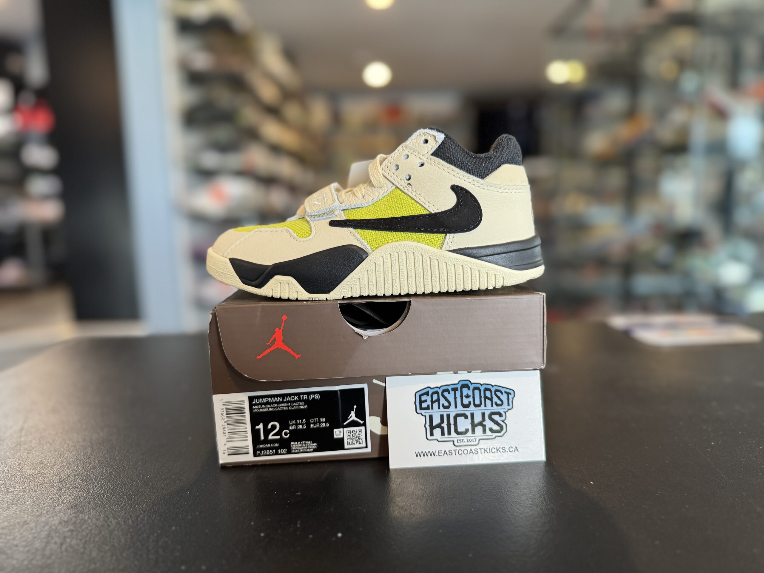 Jordan Jumpman Jack TR Travis Scott Bright Cactus Size 12C