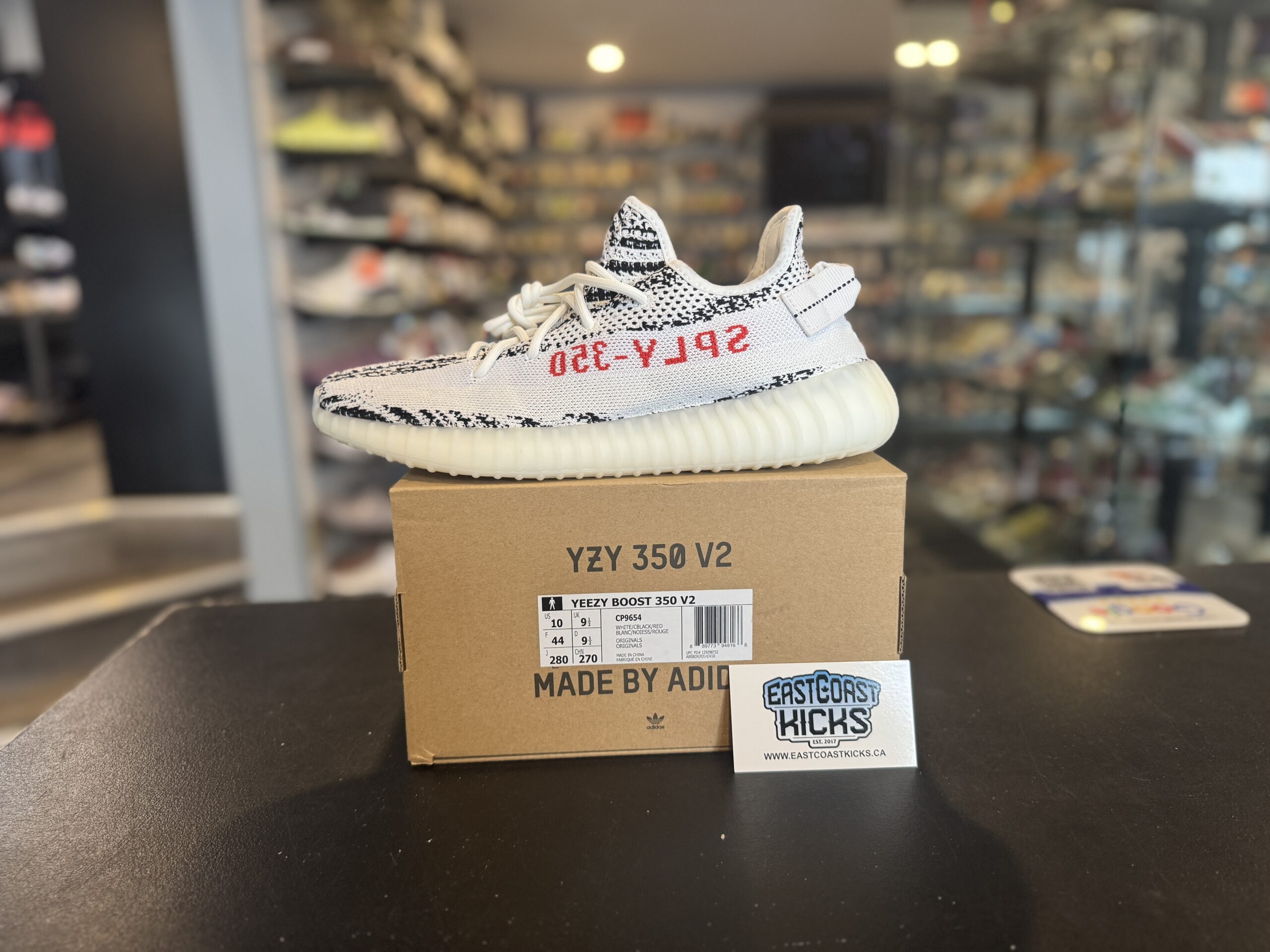 Adidas Yeezy Boost 350 Zebra Size 10