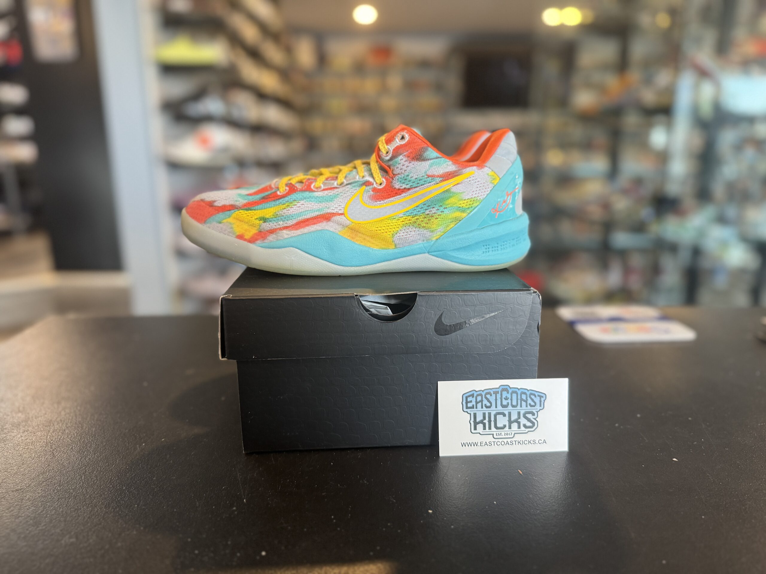 Preowned Nike Kobe 8 Protro Venice Beach Size 7Y