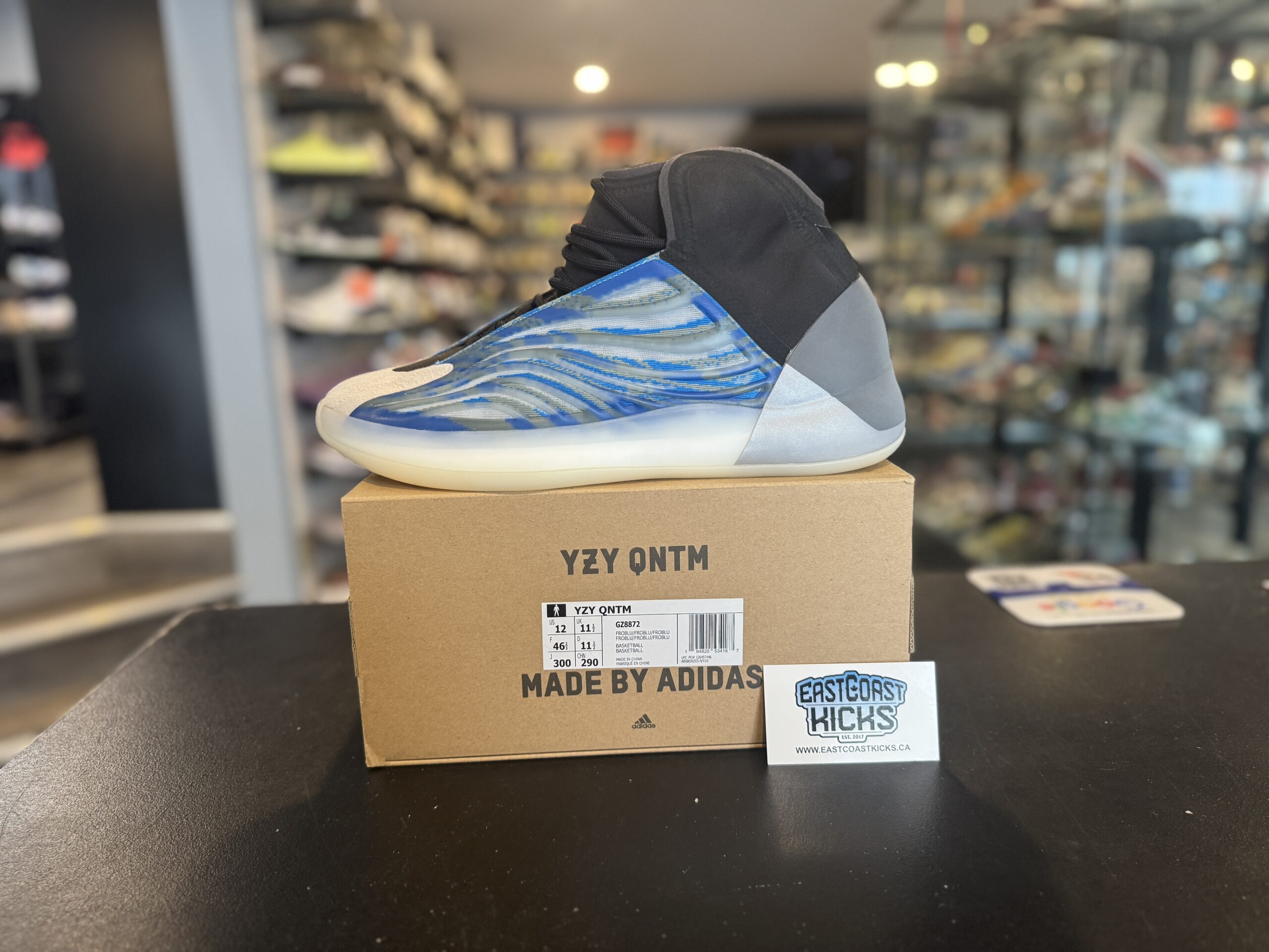 Adidas Yeezy QNTM Frozen Blue Size 12